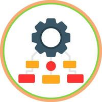 Process Mapping Vector Icon Design