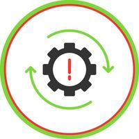 Process Inefficiencies Vector Icon Design