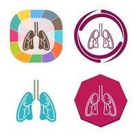 Lungs Vector Icon