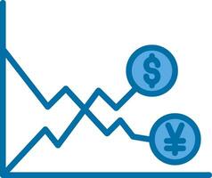 Exchange Rate Volatility Vector Icon Design