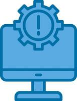 eso sistema fracasos vector icono diseño