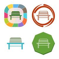 Garden Bench Vector Icon