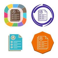 Exam Vector Icon