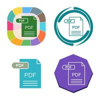 icono de vector de pdf