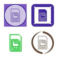 Sim Card Vector Icon