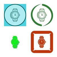 icono de vector de reloj de pulsera