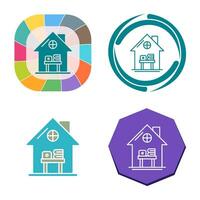 Home Work Place Vector Icon