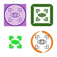 Eye Scan Vector Icon