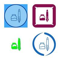 Ink and Pen Vector Icon