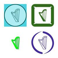 Harp Vector Icon