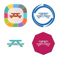 Picnic of Table Vector Icon