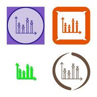 Candidate Graph Vector Icon