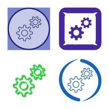 icono de vector de configuración