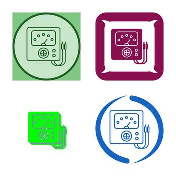 Voltmeter Vector Icon