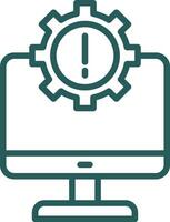 IT System Failures Vector Icon Design