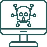 Cyber Attacks Vector Icon Design