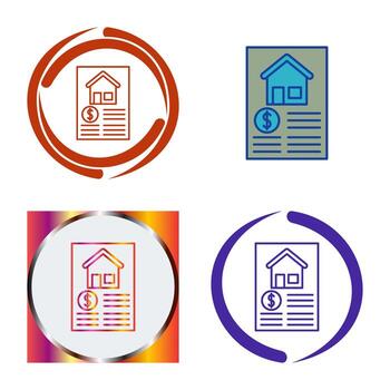 icono de vector de documento