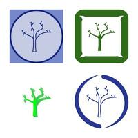 Tree with no Leaves Vector Icon