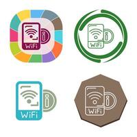 icono de vector de señal wifi