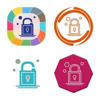 Open Lock Vector Icon