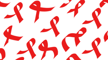 red ribbon pattern for World AIDS Day. png