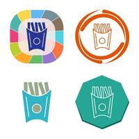 Unique French Fries Vector Icon