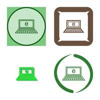 Unique Internet Vector Icon