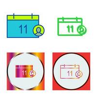 Unique Event Management Vector Icon