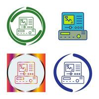 Electrocardiogram Vector Icon