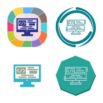 Coding Vector Icon