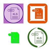 XLS Vector Icon