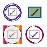 Checkbox Vector Icon