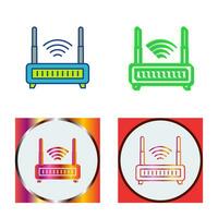 icono de vector de enrutador wifi