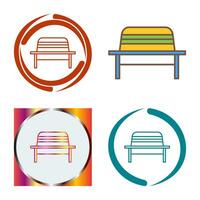 Garden Bench Vector Icon