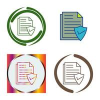Valid Document Vector Icon