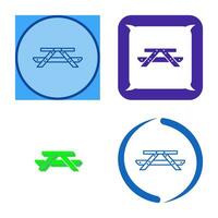 Picnic of Table Vector Icon