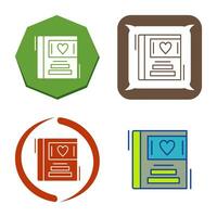 Wedding Album Vector Icon