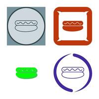 Hot Dog Vector Icon