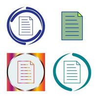 Unique Document Vector Icon