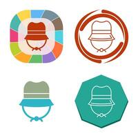 Camping Hat Vector Icon