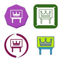 Crown Exhibit Vector Icon