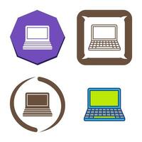 icono de vector de laptop