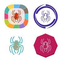 icono de vector de araña