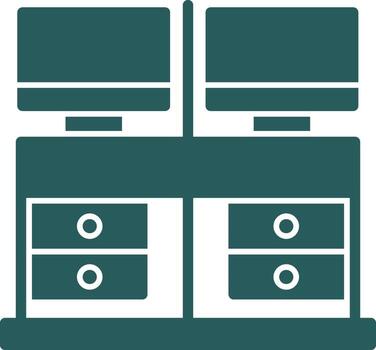 Office Space Constraints Vector Icon Design