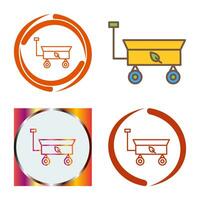 Garden Cart Vector Icon