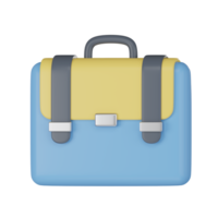 Bureau sac 3d illustration png