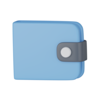 Brieftasche 3D-Darstellung png