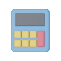 Calculator 3D Illustration png