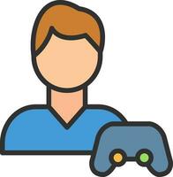 Gamer Vector Icon Design