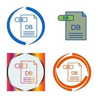 icono de vector de base de datos